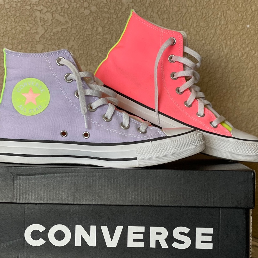 CONVERSE CHUCK TAYLOR MULTICOLOR NEON HIGH TOPS